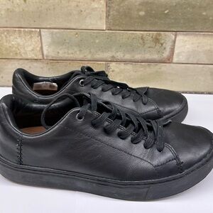 Toms Black Leather Sneakers Men’s Size 7